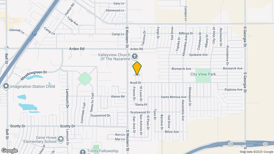 7616 Woodford Ave Map and Location Details