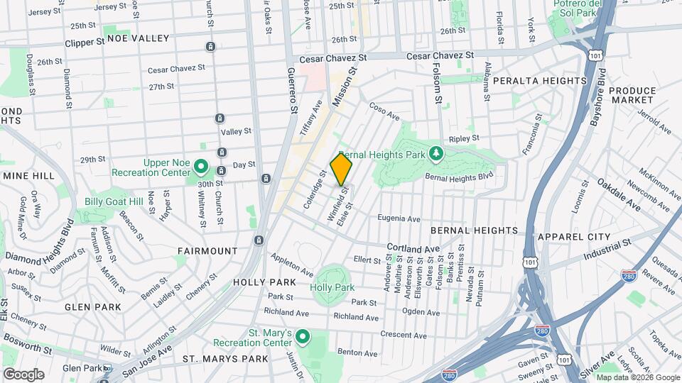 218 Winfield St Map and Location Details