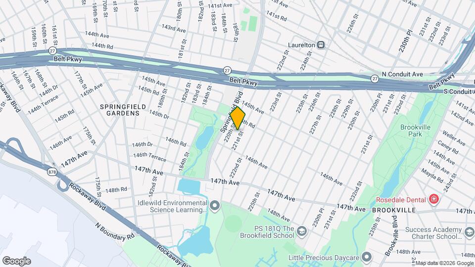 145-68 221st St Map and Location Details