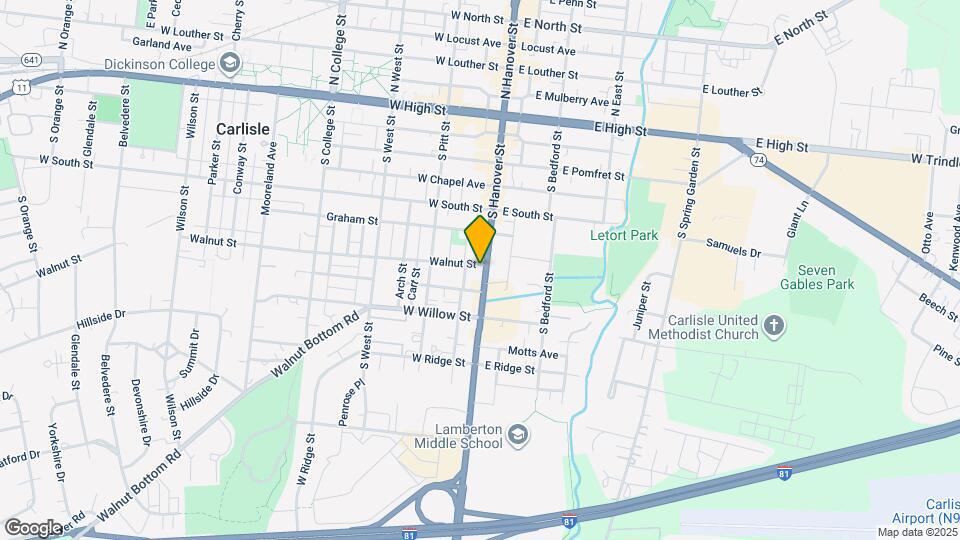 306 S Hanover St Map and Location Details