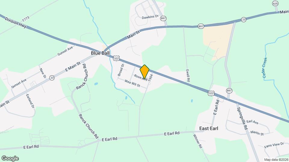 1174 Rose Ave Map and Location Details