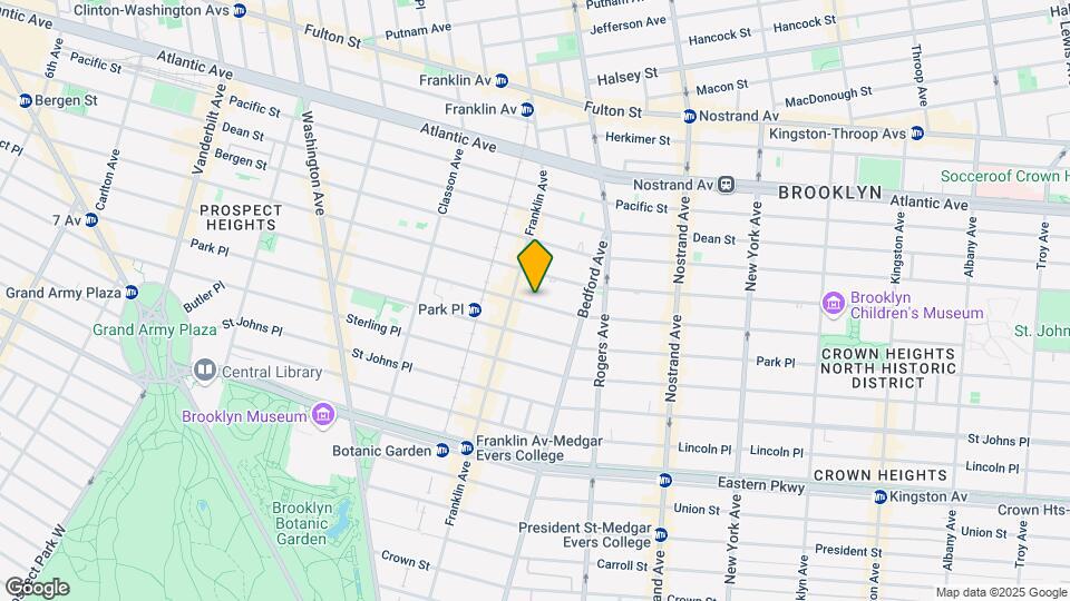 631 Prospect Pl Map and Location Details