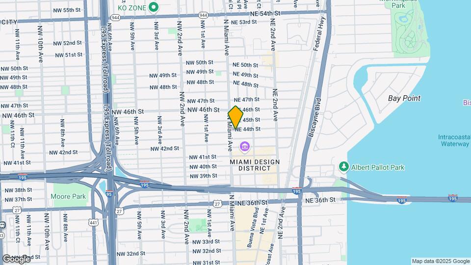 22 NE 44th St Map and Location Details