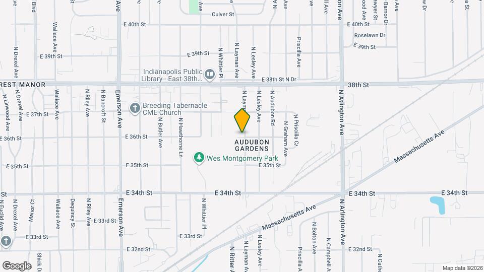 3602 N Layman Ave Map and Location Details