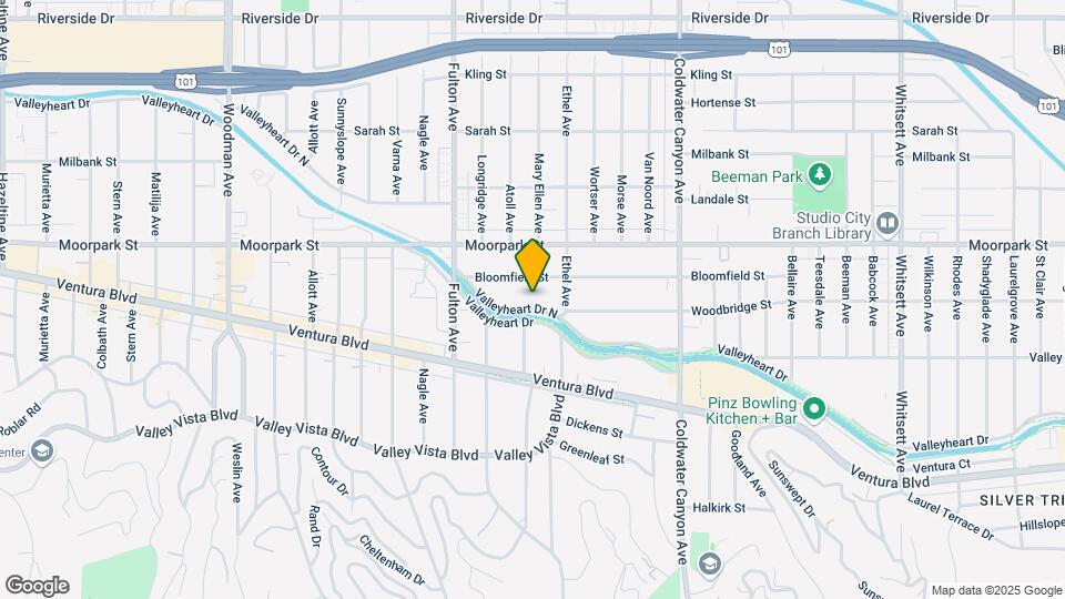 13139 Valleyheart Dr Map and Location Details
