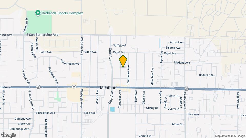1354 Turquoise Ave Mapa y Detalles de la Ubicación