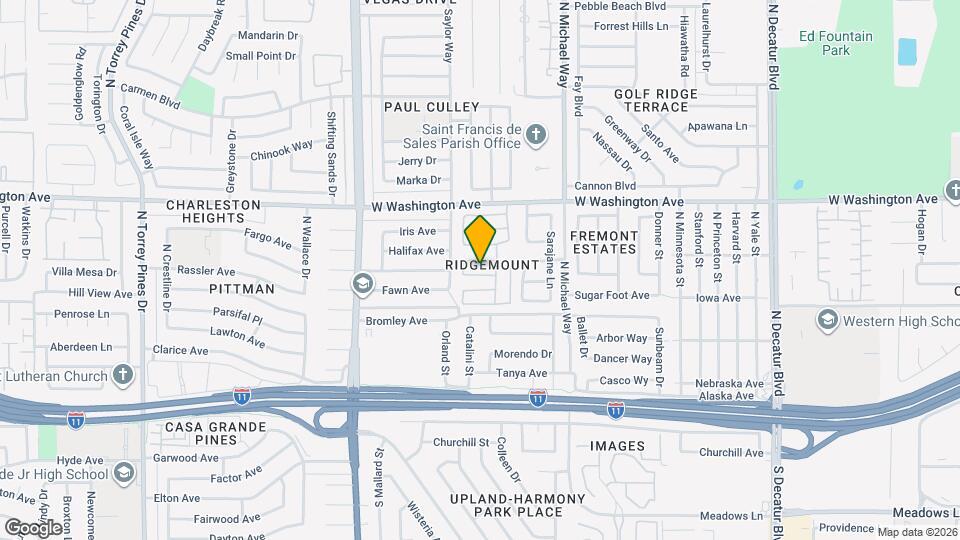 5704 Pearldrop Ave Mapa y Detalles de la Ubicación