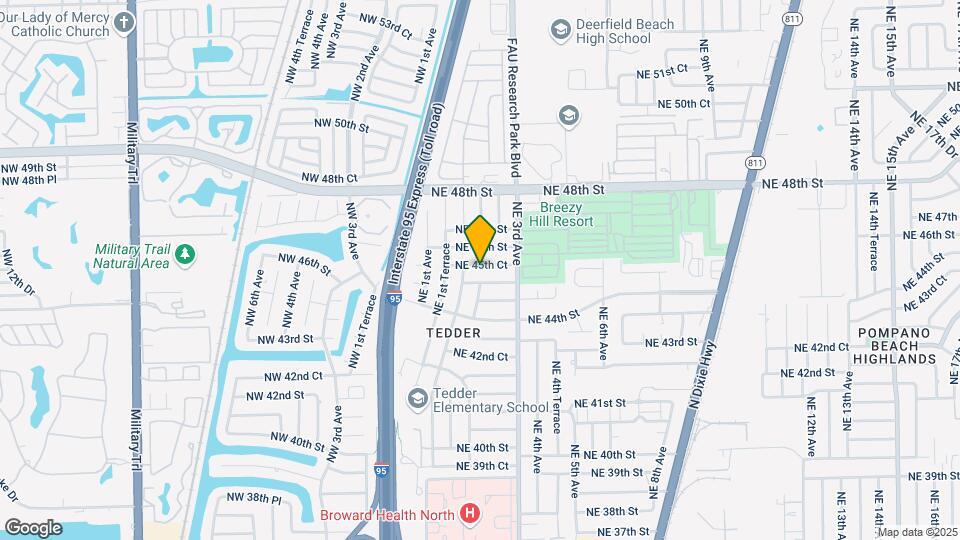 256 NE 45th Ct Map and Location Details