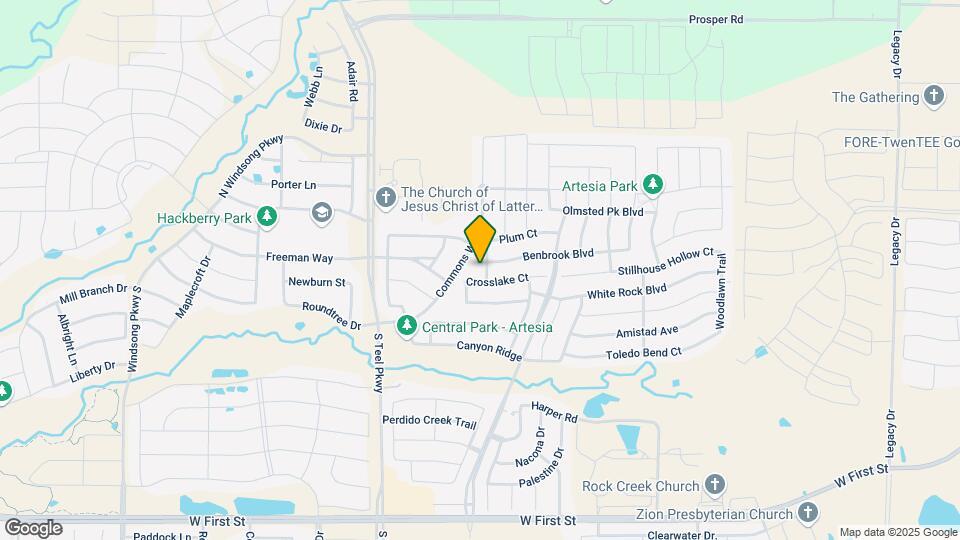 1813 Brownwood Blvd Map and Location Details