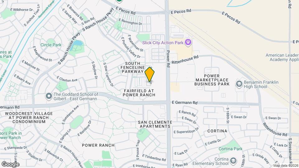3886 S Winter Ln Mapa y Detalles de la Ubicación