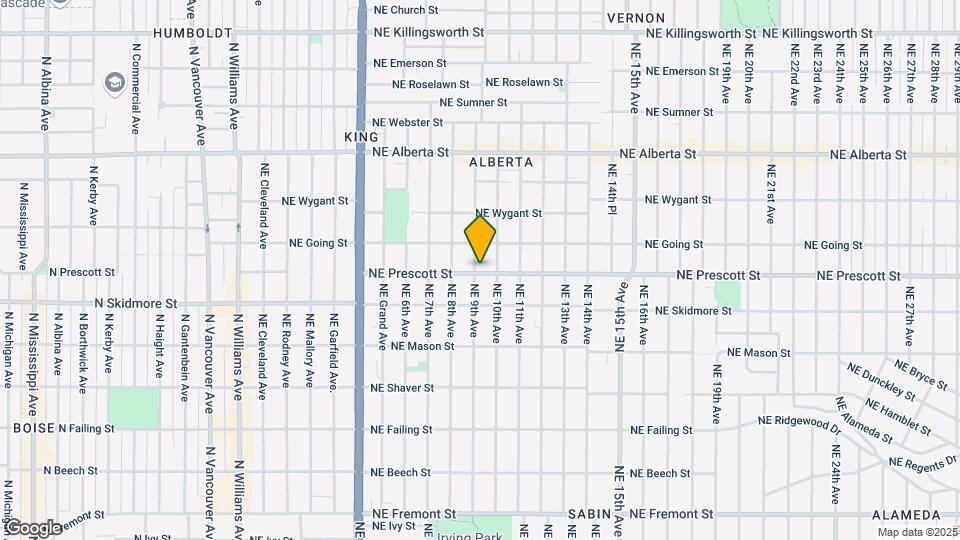 903 NE Prescott St Map and Location Details