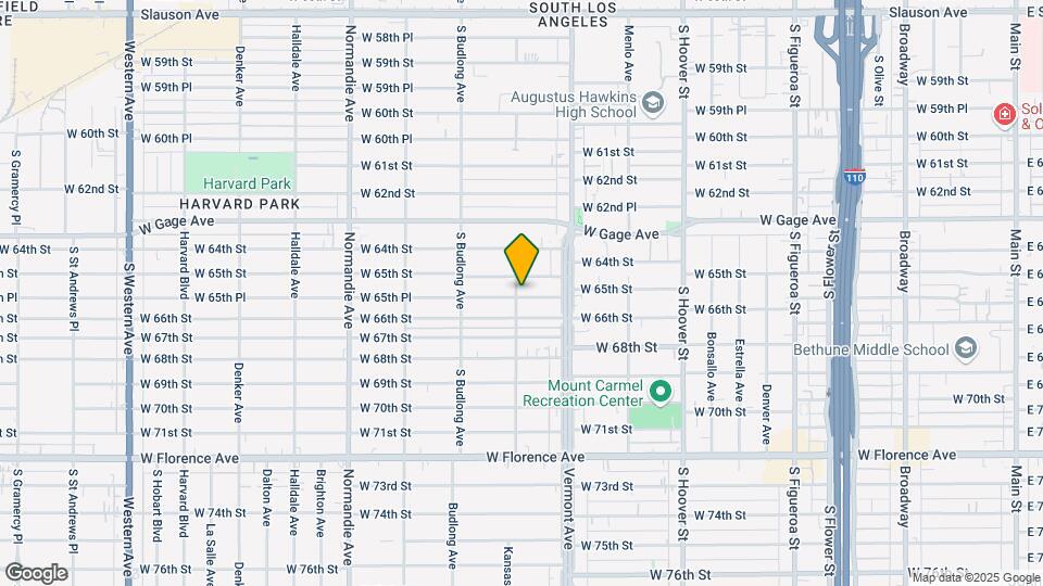 1049 W 65th Pl Map and Location Details