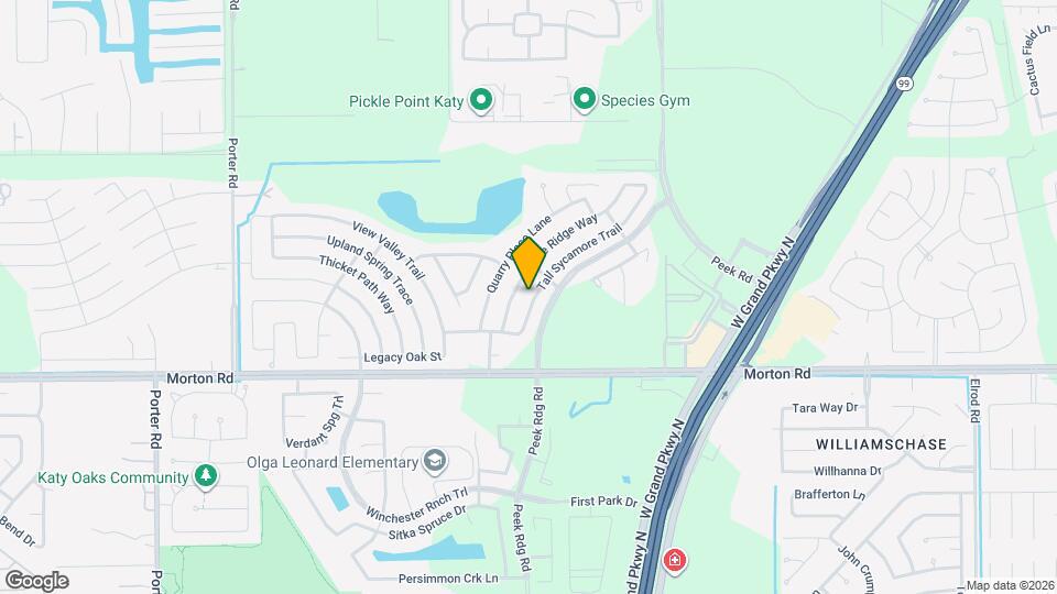 3207 Tall Sycamore Trail Map and Location Details