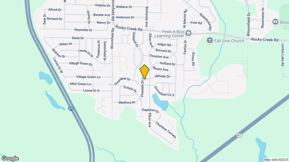 4458 Pinedale Dr Map and Location Details