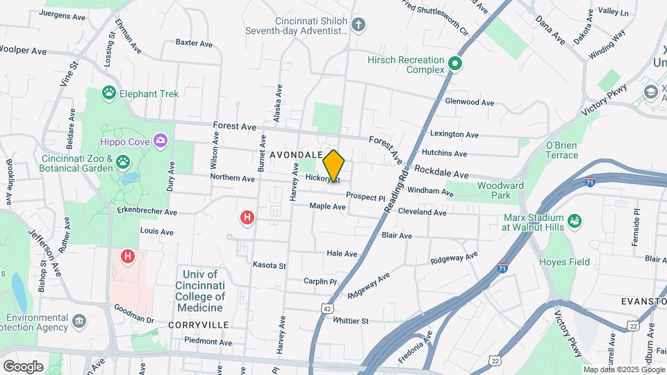 548 Prospect Pl Map and Location Details