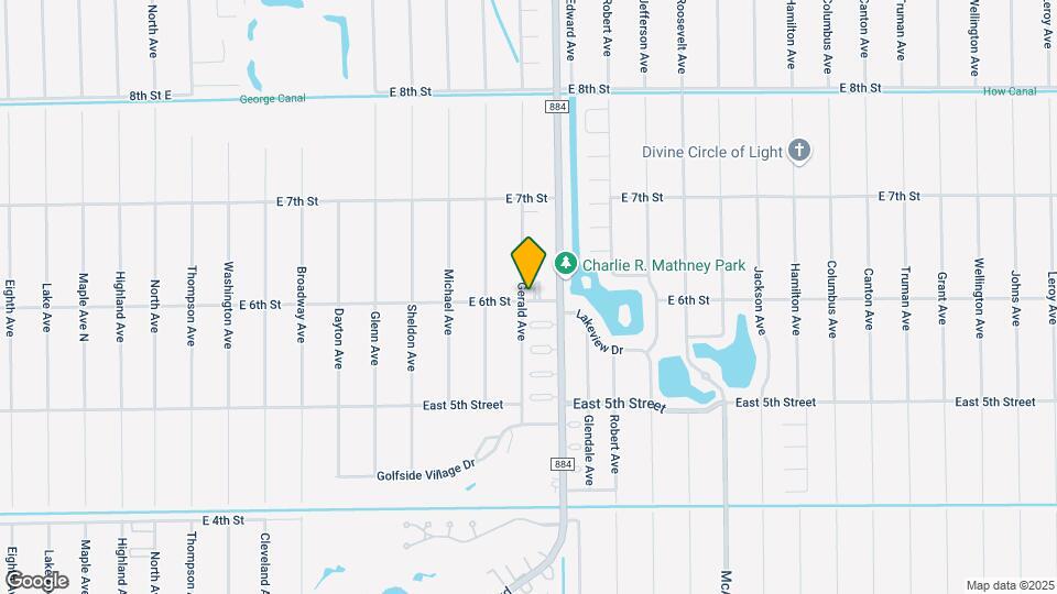 2215 E 6th St Map and Location Details