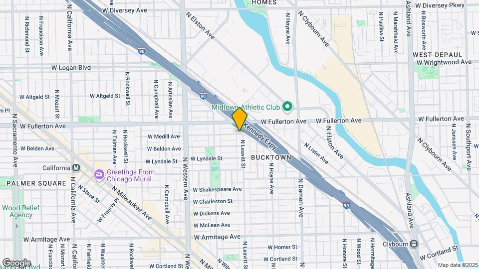 2205 W Medill Ave Map and Location Details