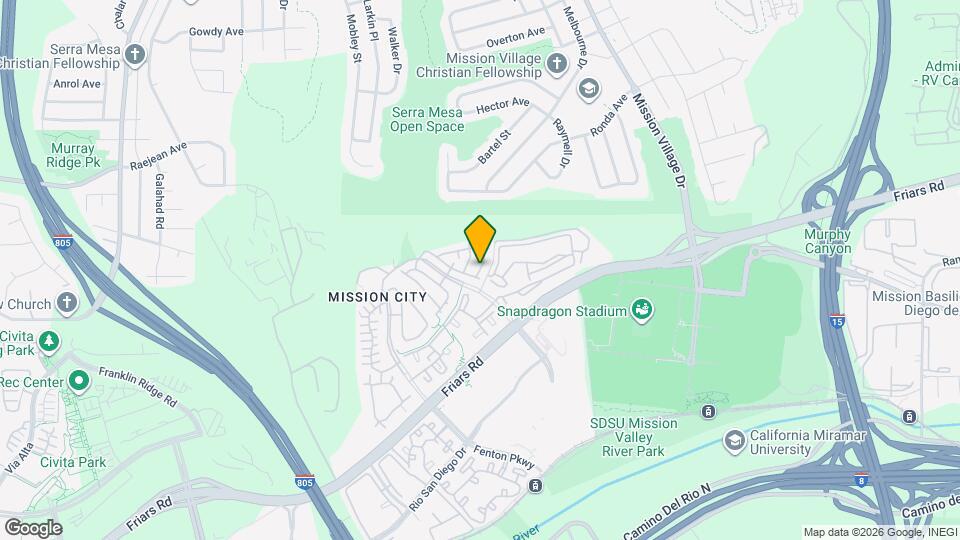 9222 Piatto Ln Map and Location Details