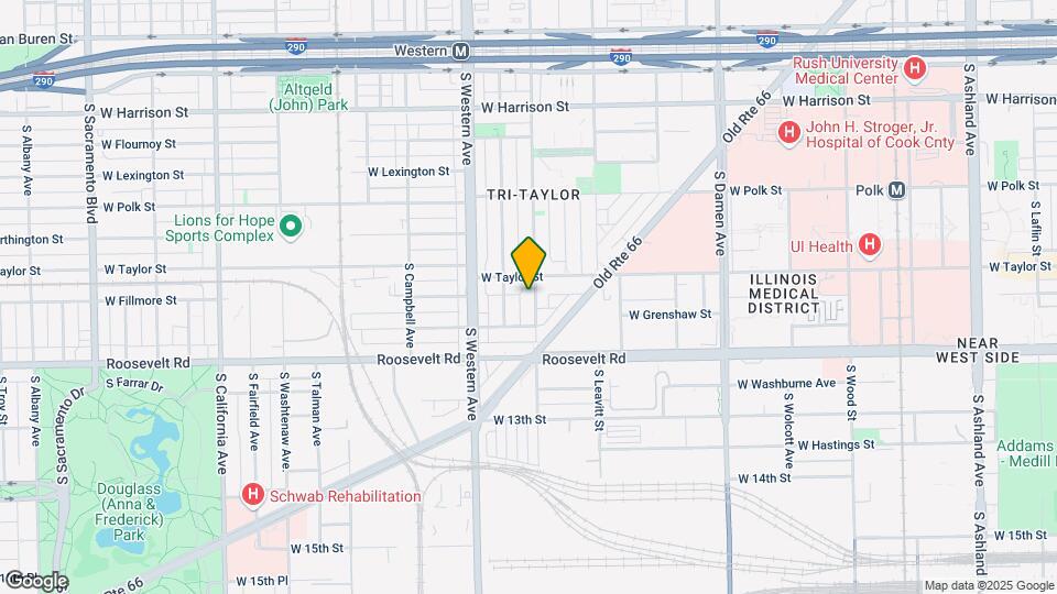 1016 S Oakley Blvd Map and Location Details