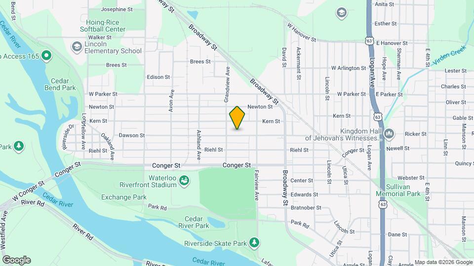 642 Dawson St Map and Location Details
