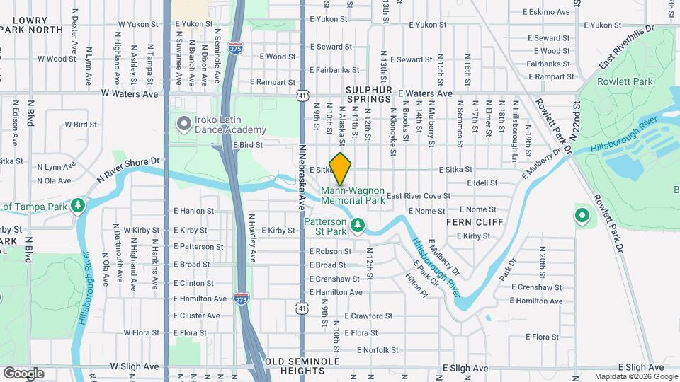8004 N Alaska St Map and Location Details