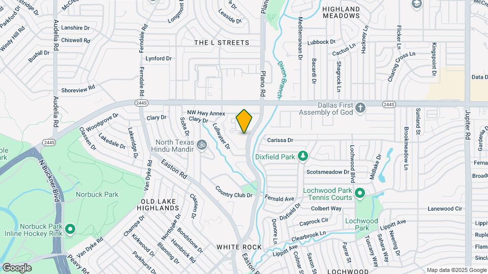 11135 E Lake Highlands Dr Map and Location Details