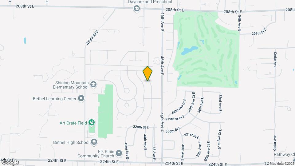 21510 44th Ave Ct E Map and Location Details