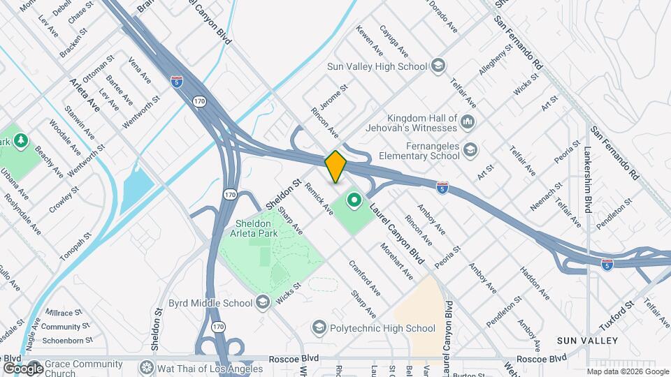 8852 Morehart Ave Mapa y Detalles de la Ubicación