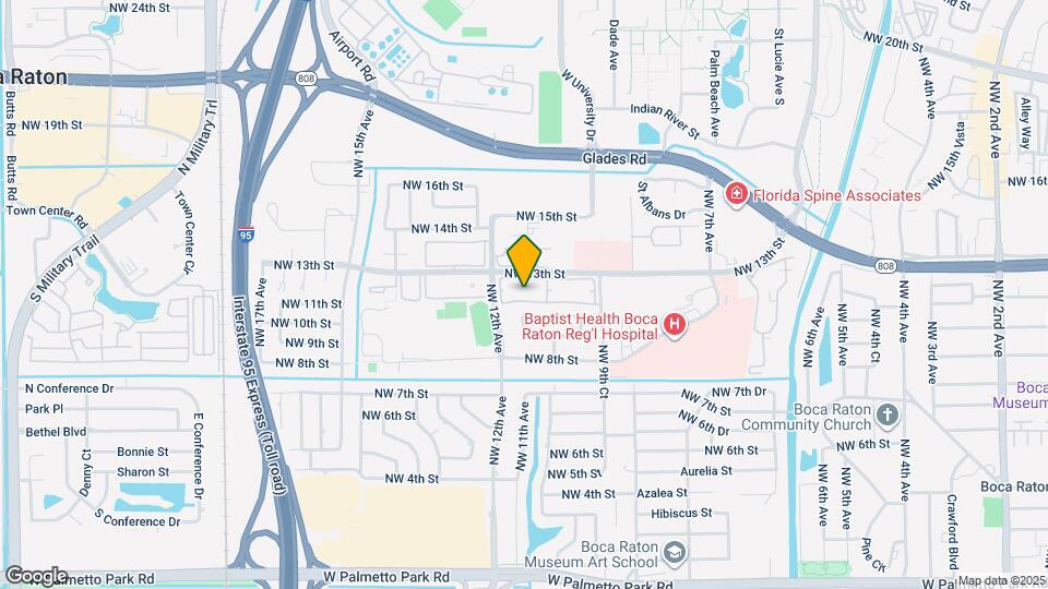 1124 NW 13th St Map and Location Details