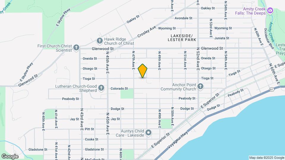 4724 Tioga St Map and Location Details