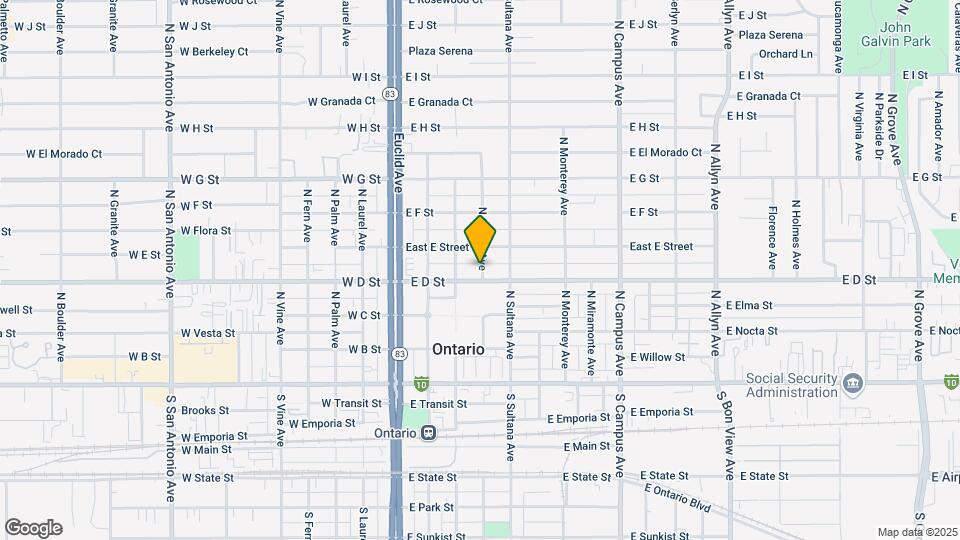 409 N Cherry Ave Map and Location Details