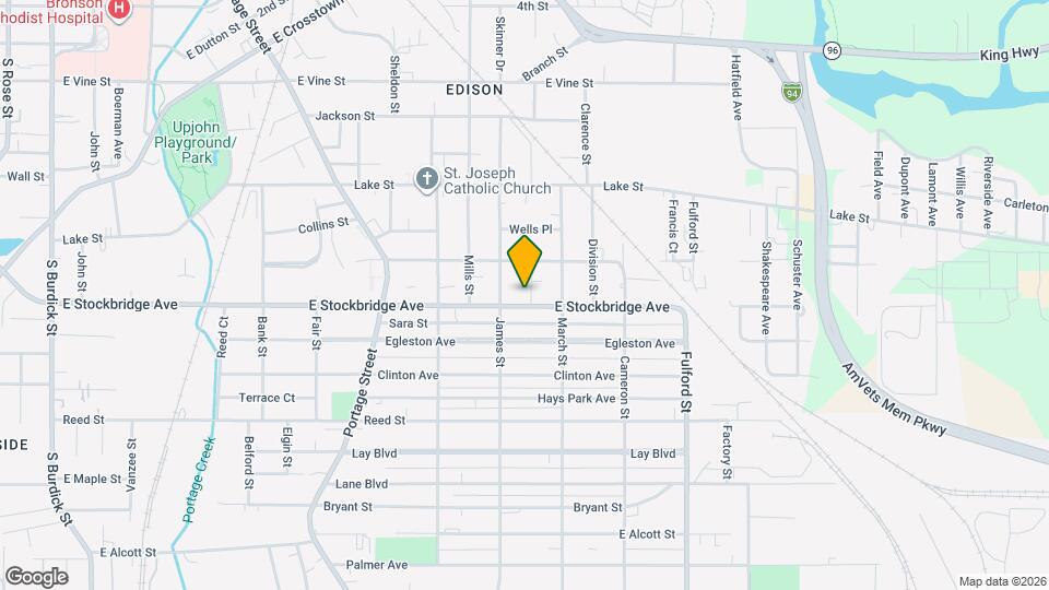 1332 Poplar Pl, Unit 1 Map and Location Details