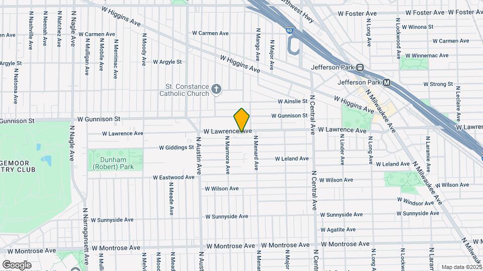 5835 W Lawrence Ave, Unit LAWRENCE G Mapa y Detalles de la Ubicación