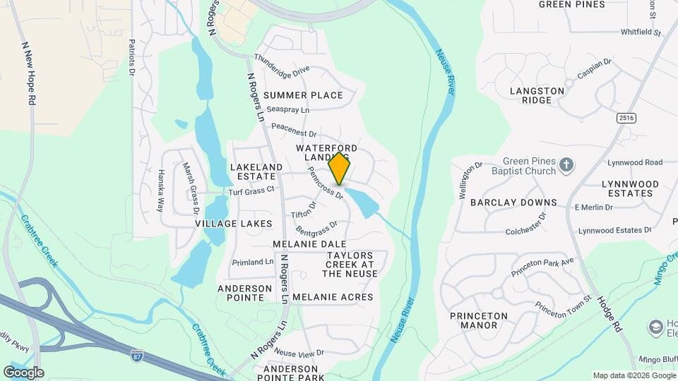 632 Penncross Dr Mapa y Detalles de la Ubicación