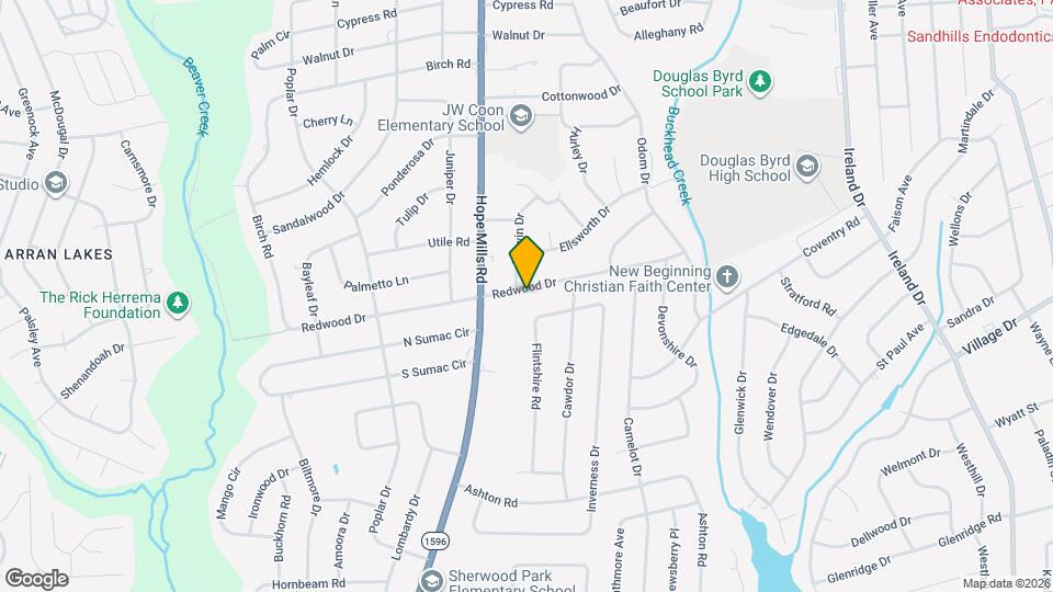 4945 Redwood Dr Map and Location Details