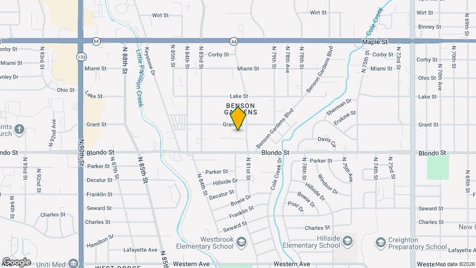 8120 Burdette St Mapa y Detalles de la Ubicación