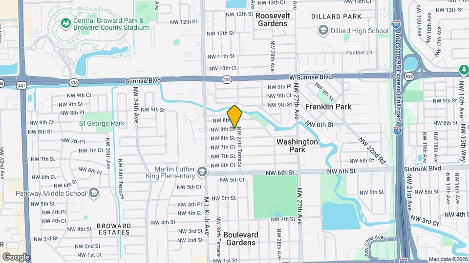 2908 NW 8th Ct Map and Location Details