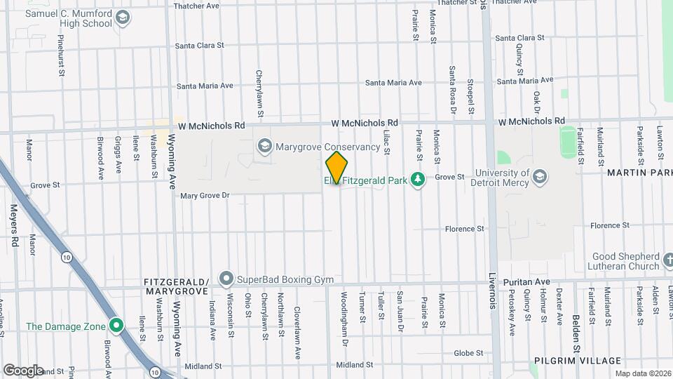 16631 Woodingham Dr Mapa y Detalles de la Ubicación