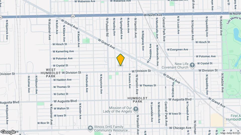 1216 N Springfield Ave Map and Location Details