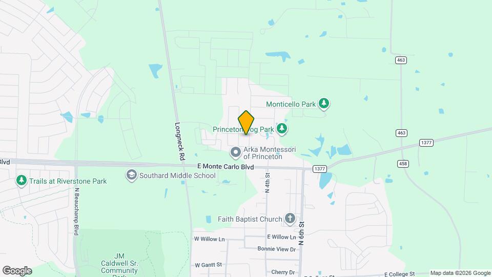 1710 Washington St Map and Location Details