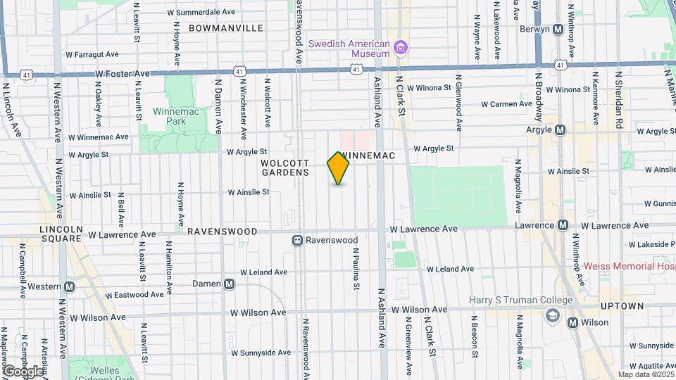 4863-4867 N Hermitage Ave Mapa y Detalles de la Ubicación