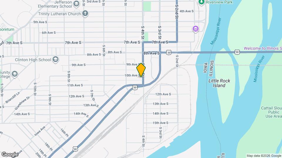 1006 S 4th St Map and Location Details