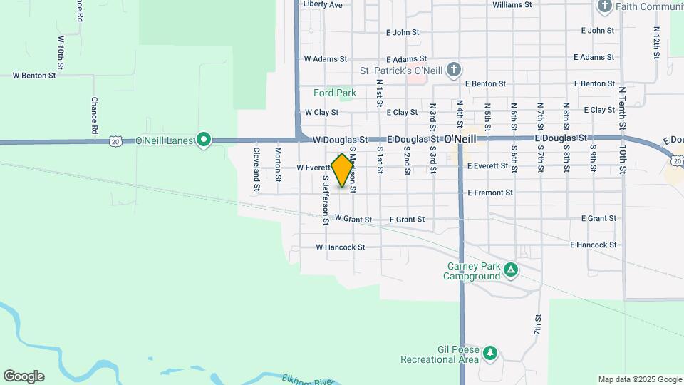216 W Fremont St Map and Location Details