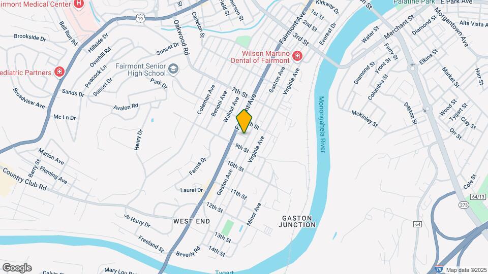 824 Gaston Ave Mapa y Detalles de la Ubicación