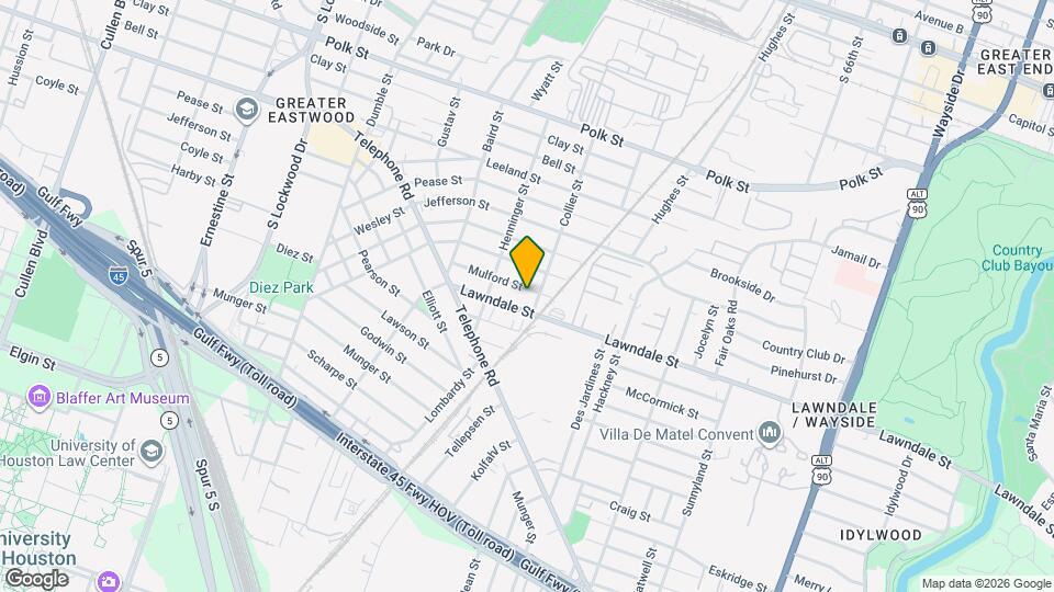 5234 Mulford St Map and Location Details