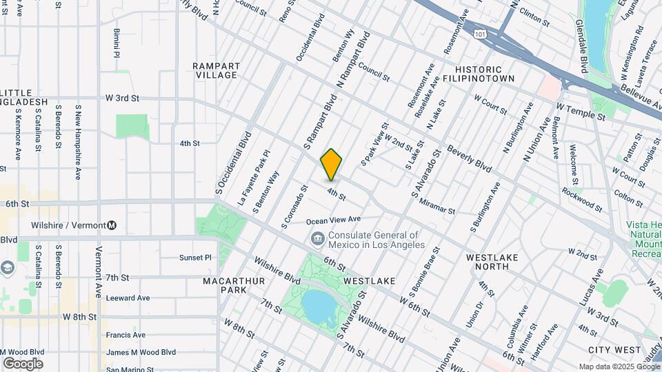 2507 W 4th St Mapa y Detalles de la Ubicación