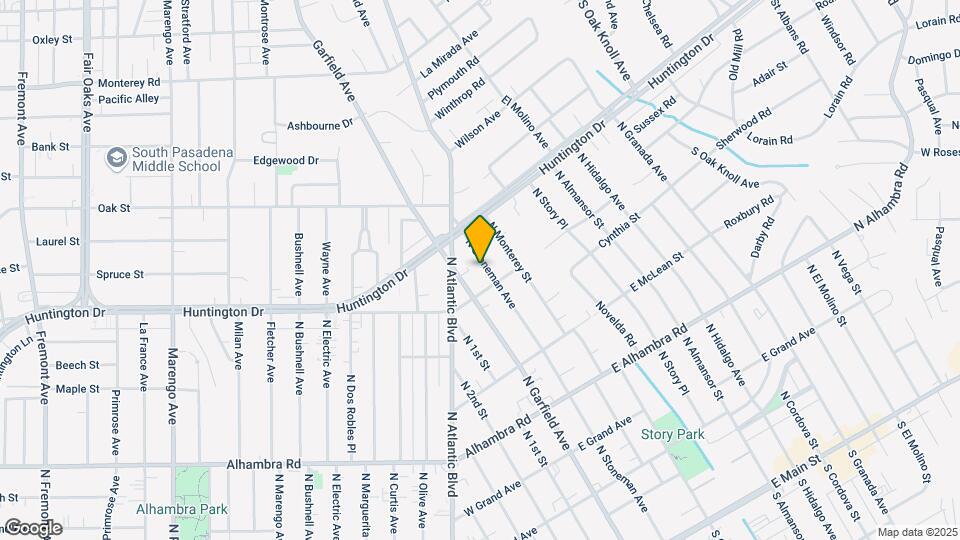 1117 N Stoneman Ave Mapa y Detalles de la Ubicación