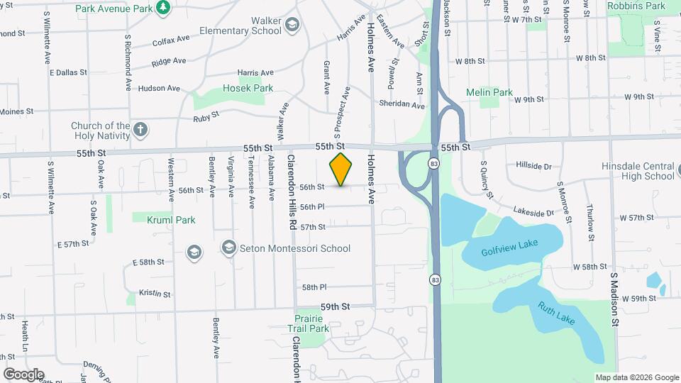 16W671 56th St Map and Location Details