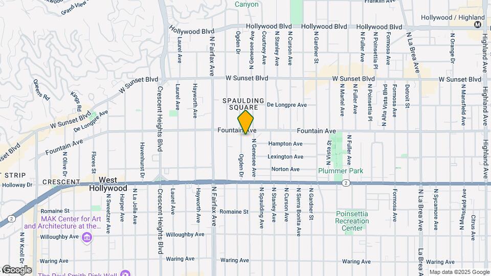 1240 Ogden Dr. Map and Location Details