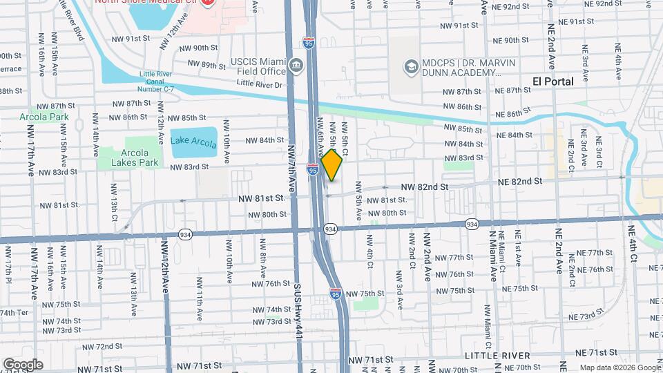 8125 NW 6th Ave Mapa y Detalles de la Ubicación